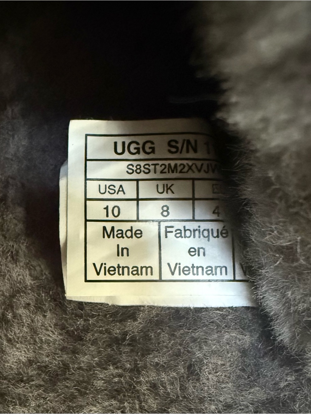 NWOT UGG Women's Fluff Yeah Slippers Grey Sheepskin Slingback! Size 10! NEW! - Picture 8 of 8